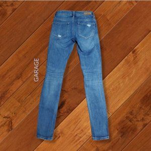 GARAGE Dnm• Denim Jeggings Distressed- Size 0